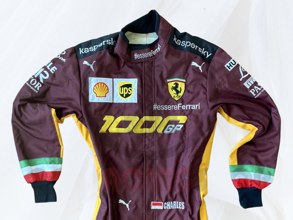 Charles Leclerc 2020 FERRARI 1000 GP Racing Suit | F1 Replica Embroidery Race Suit - Rental Sports