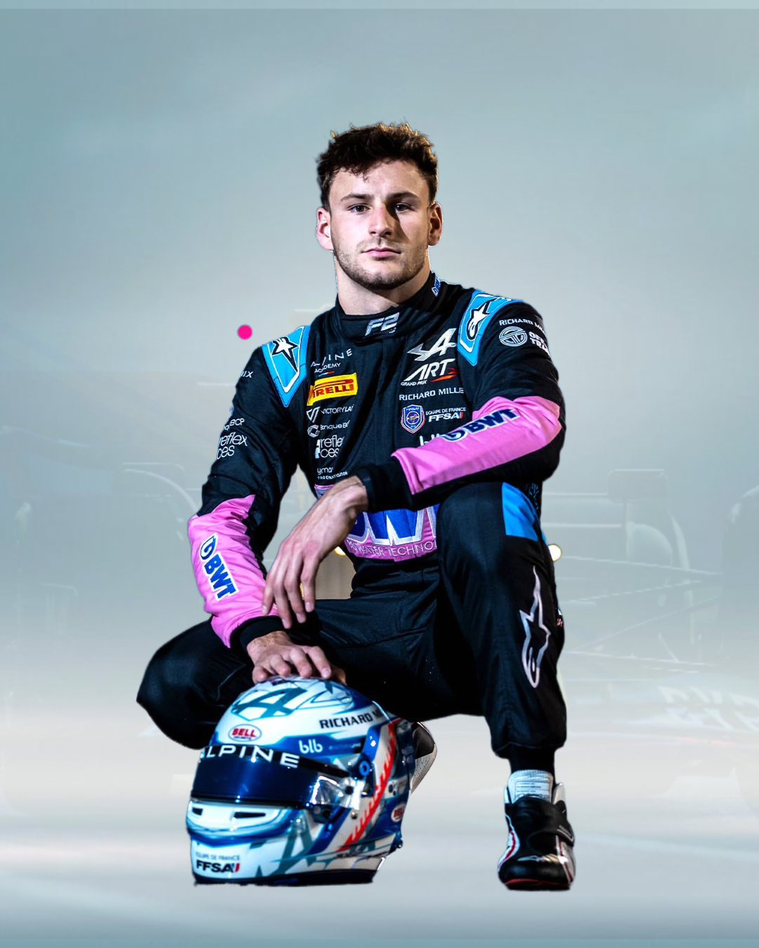 Victor Martins 2023 F2 Race Suit ART Grand Prix - Rental Sports