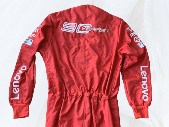 Charles Leclerc 2019 Ferrari 90Years Embroidered race suit | F1 Replica Embroidery Race Suit - Rental Sports