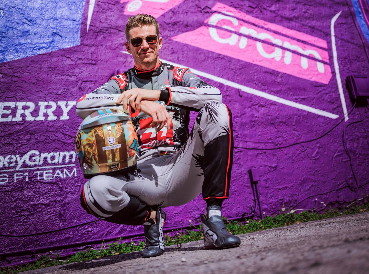 2023 MIAMI GP Nico Hülkenberg HAAS F1 TEAM RACE SUIT - Rental Sports