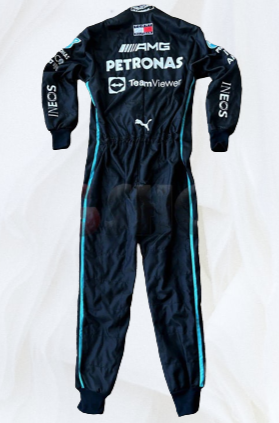 Lewis Hamilton 2022 Racing Suit F1 Mercedes AMG Petronas | F1 Replica Embroidery Race Suit