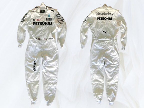 Lewis Hamilton 2017 Mercedes Benz F1 Racing Suit - Rental Sports