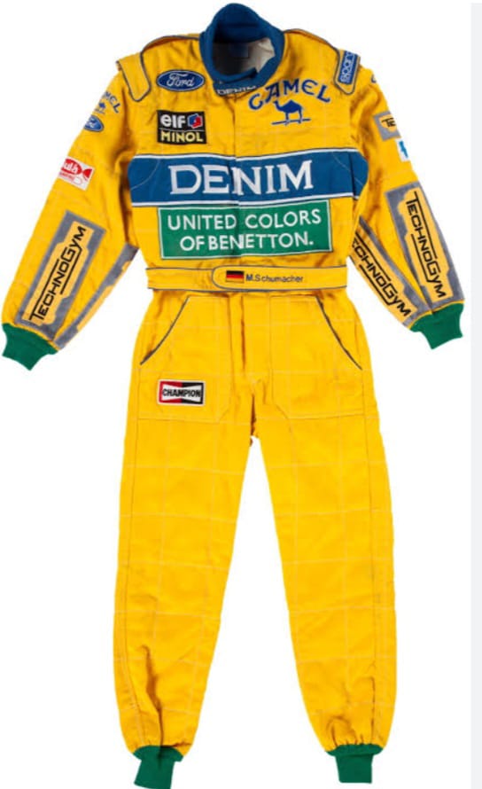 F1 M.schumacher Race Suit 1991 | F1 Replica Embroidery Race Suit