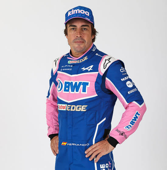 Fernando Alonso BWT Team Alpine F1 Racing suit 2022 - Rental Sports