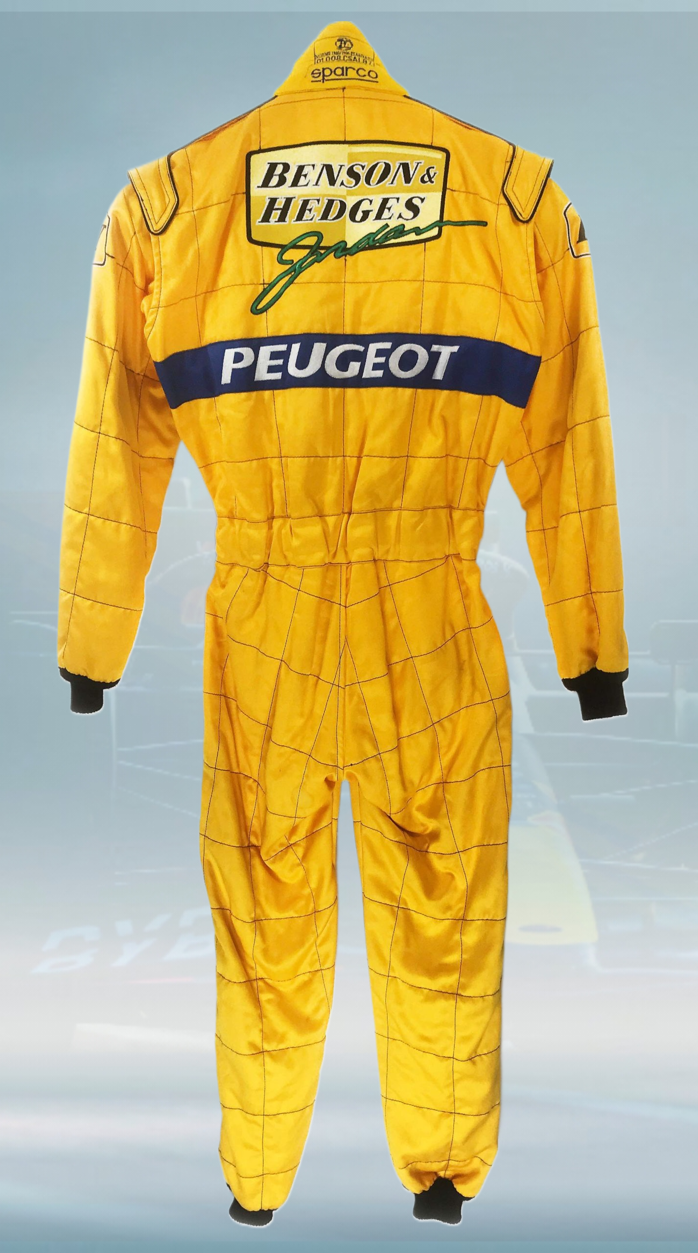1997 Giancarlo Fisichella Race Jordan F1 Suit - Rental Sports