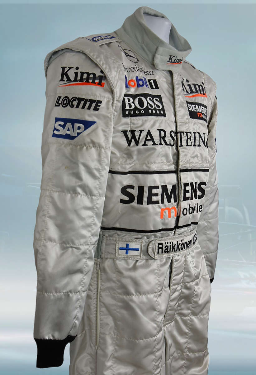 2003 Kimi Räikkönen Race McLaren Mercedes F1 Suit