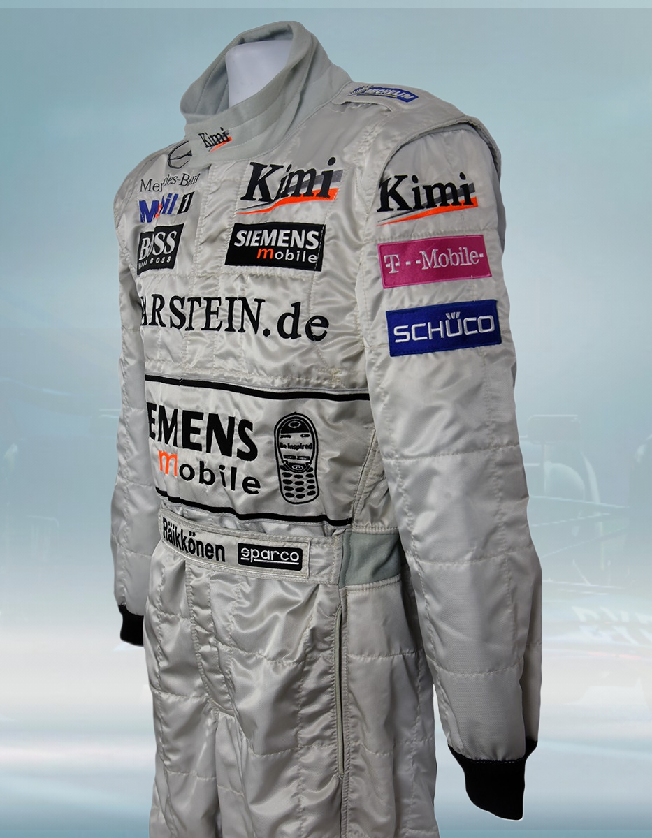 2003 Kimi Räikkönen Race McLaren Mercedes F1 Suit
