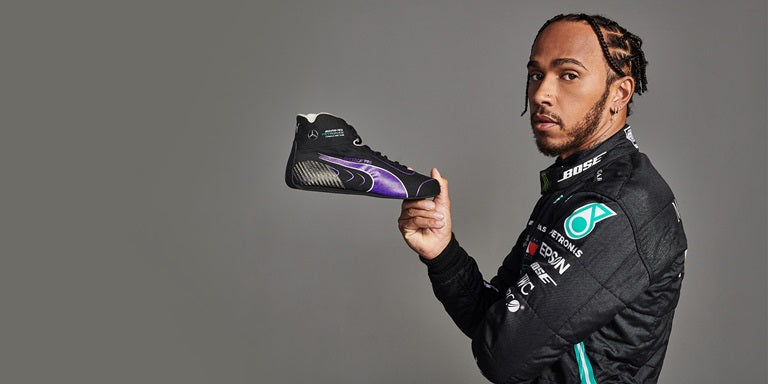 Lewis Hamiltion 2020 mercedes benz F1 race Shoes - Rental Sports