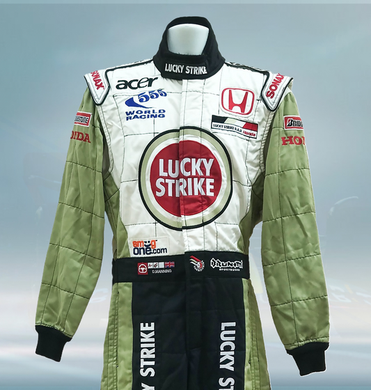 2001 Darren Manning Lucky Strike BAR F1 Suit