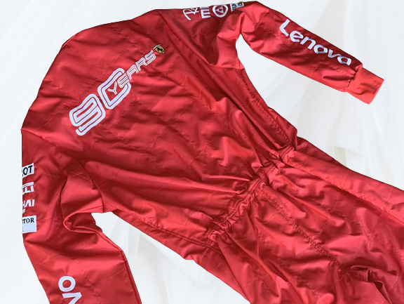 Charles Leclerc 2019 Ferrari 90Years Embroidered race suit | F1 Replica Embroidery Race Suit - Rental Sports