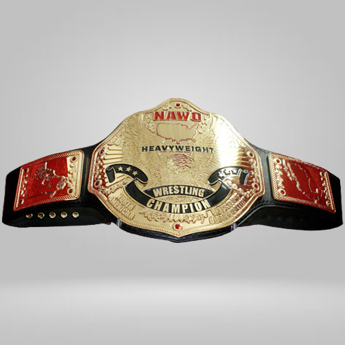 NAWO Heavyweight Title Wrestling Champion belt
