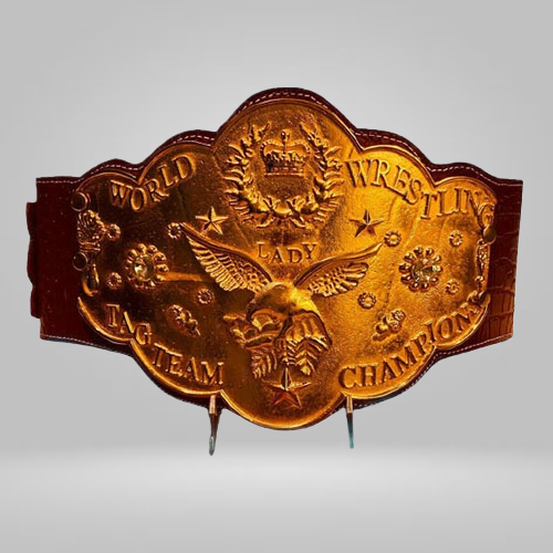 NWA National Wrestling Alliance World Women’s Tag Team Championship Belt WWF Mae - Rental Sports