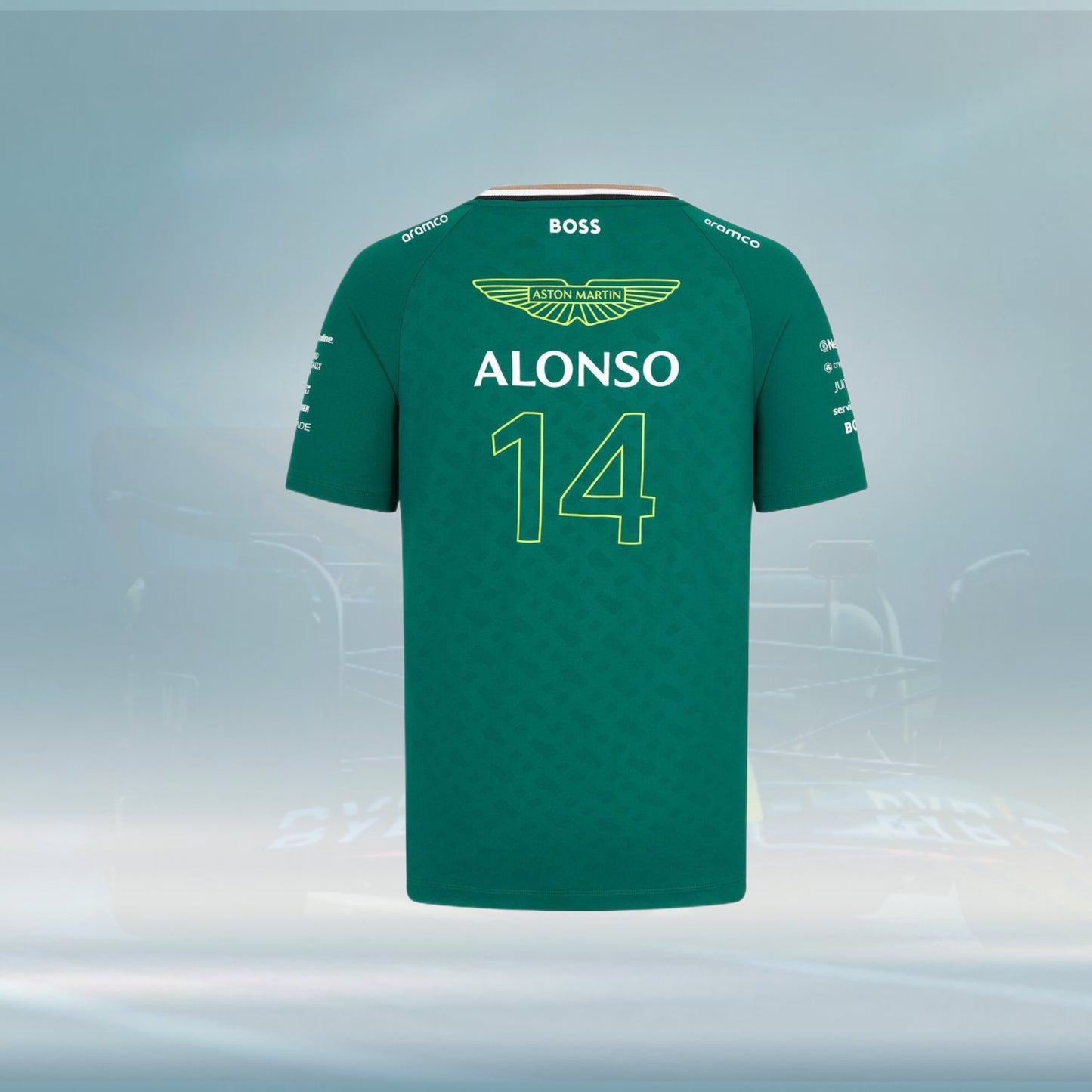 Aston Martin F1 Team Kids 2024 Fernando Alonso Driver T-shirt - Rental Sports