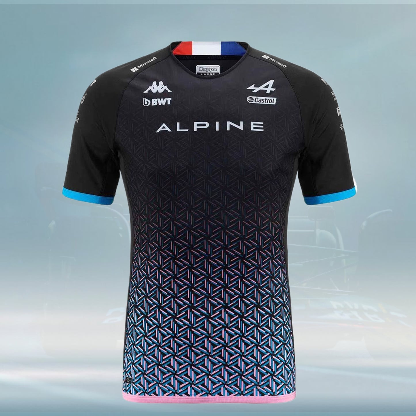 2023 Team T-shirt Gasly Team black Alpine Racing F1 - Rental Sports