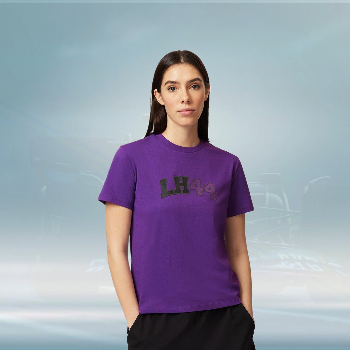 2023 Mercedes AMG Germany F1 Ladies Lewis Hamilton Logo T-shirt - Rental Sports