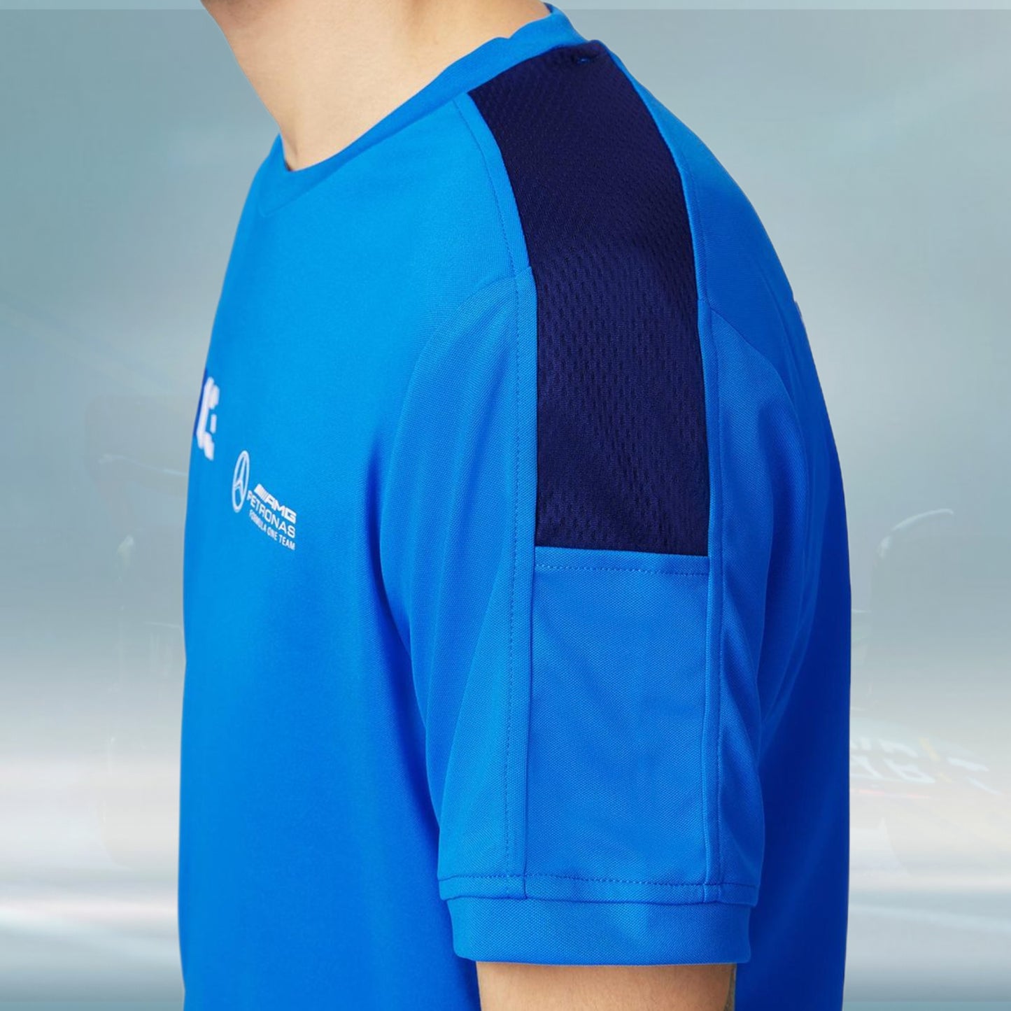 2023 Mercedes Germany AMG F1 Mens George Russell Sports T-shirt - Rental Sports