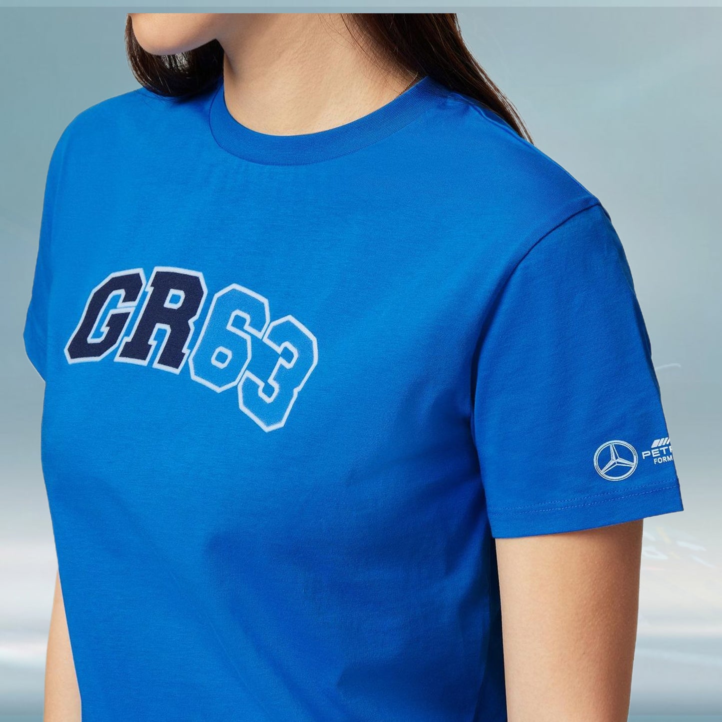 2023 Mercedes AMG Germany F1 Ladies George Russell Logo T-shirt - Rental Sports
