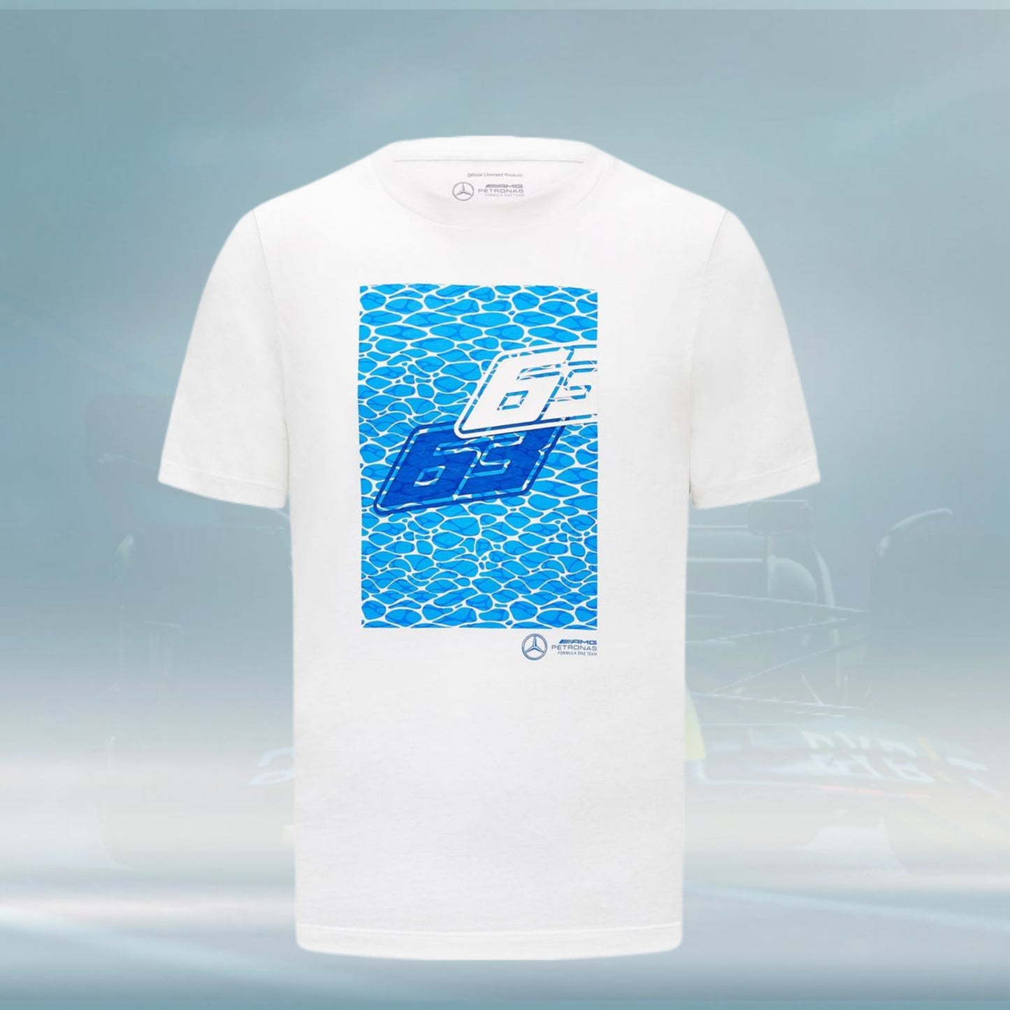 2023 Mercedes F1 Mens George Russell Miami T-Shirt - Rental Sports