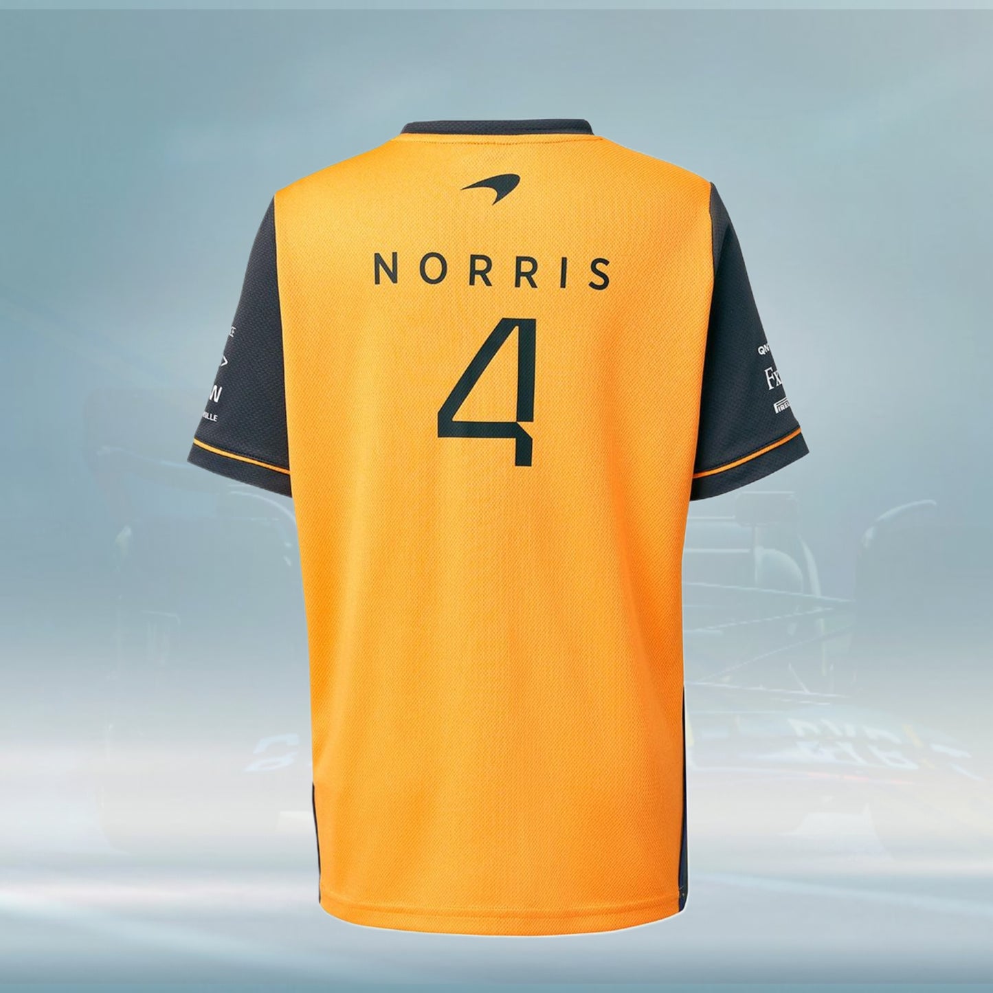 2022 McLaren F1 Mens Norris Team T-Shirt Grey - Rental Sports