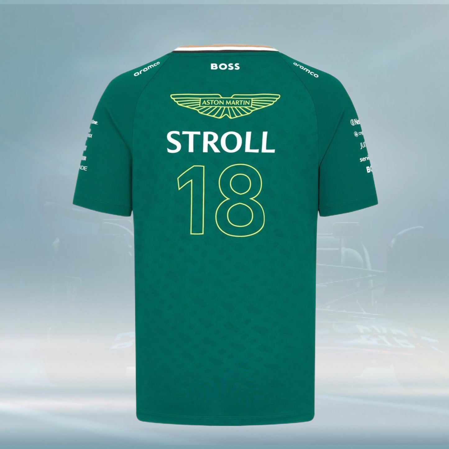 Aston Martin F1 Team 2024 Lance Stroll Driver T-shirt - Rental Sports