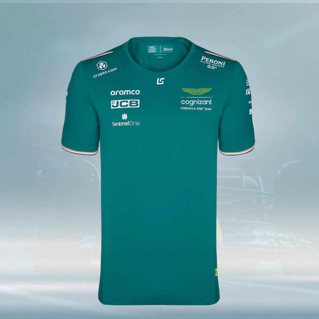 Copy of 2023 Aston Martin UK F1 Mens Alonso Team T-shirt - Rental Sports