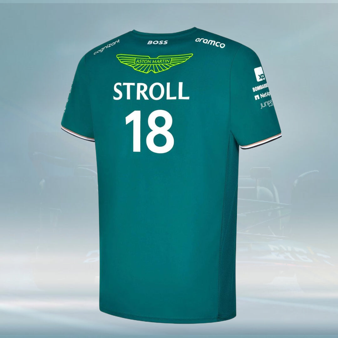 Copy of 2023 Aston Martin UK F1 Mens Alonso Team T-shirt - Rental Sports