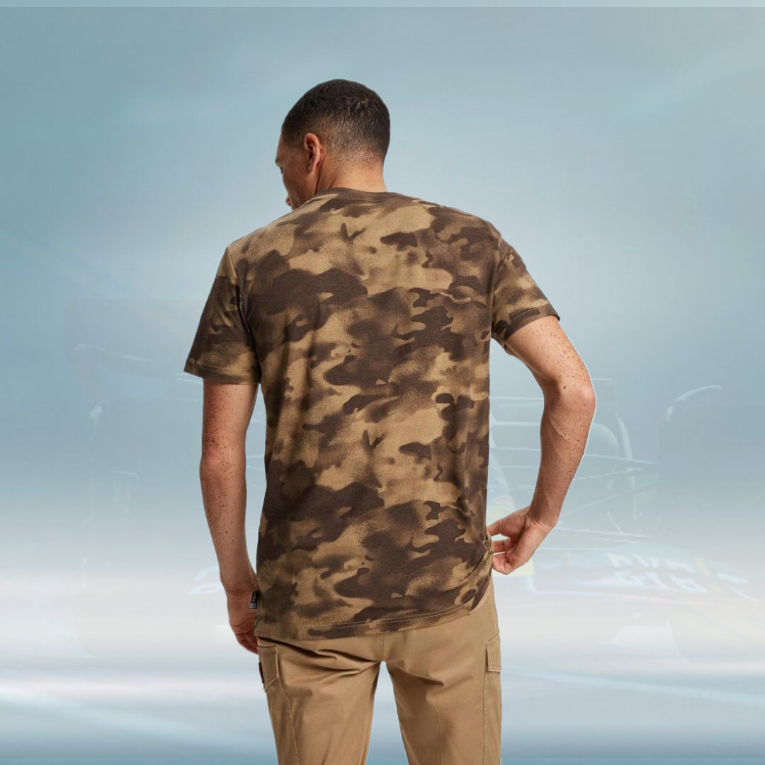 Dakar DKR D 0723 khaki Mens T-shirt - Rental Sports