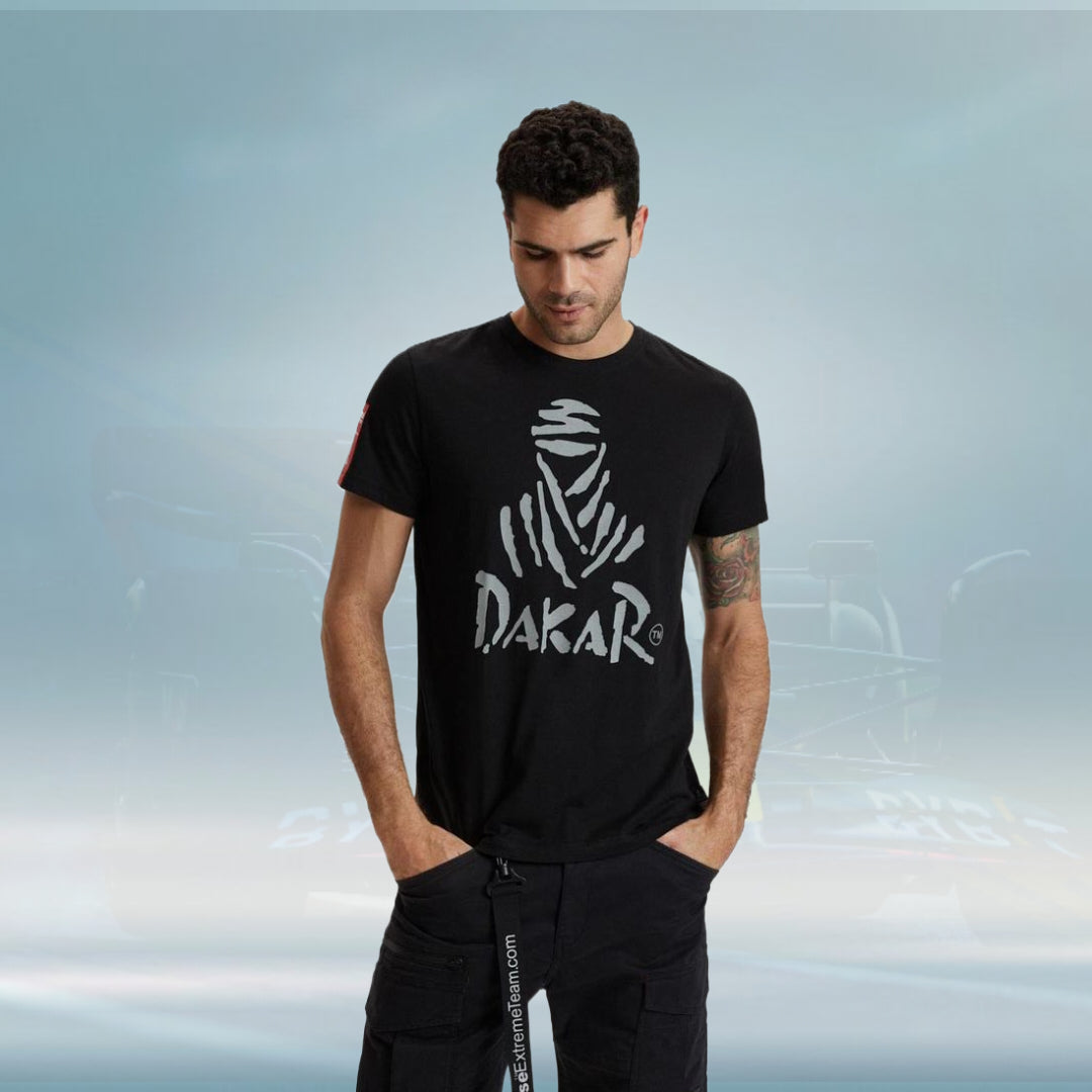 Dakar DKR S 0123 Mens T-shirt black - Rental Sports