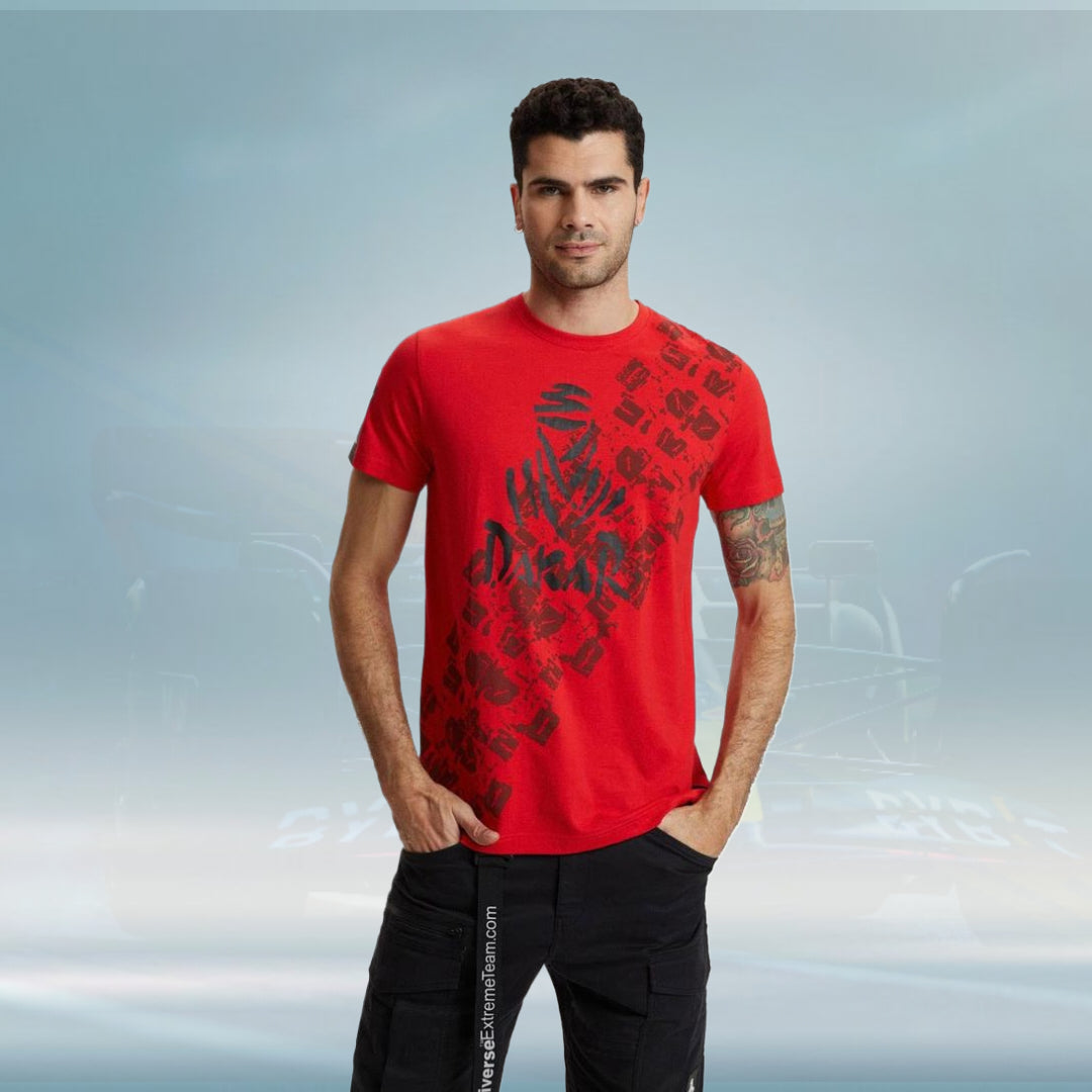 Dakar DKR S 0323 Mens T-shirt red - Rental Sports