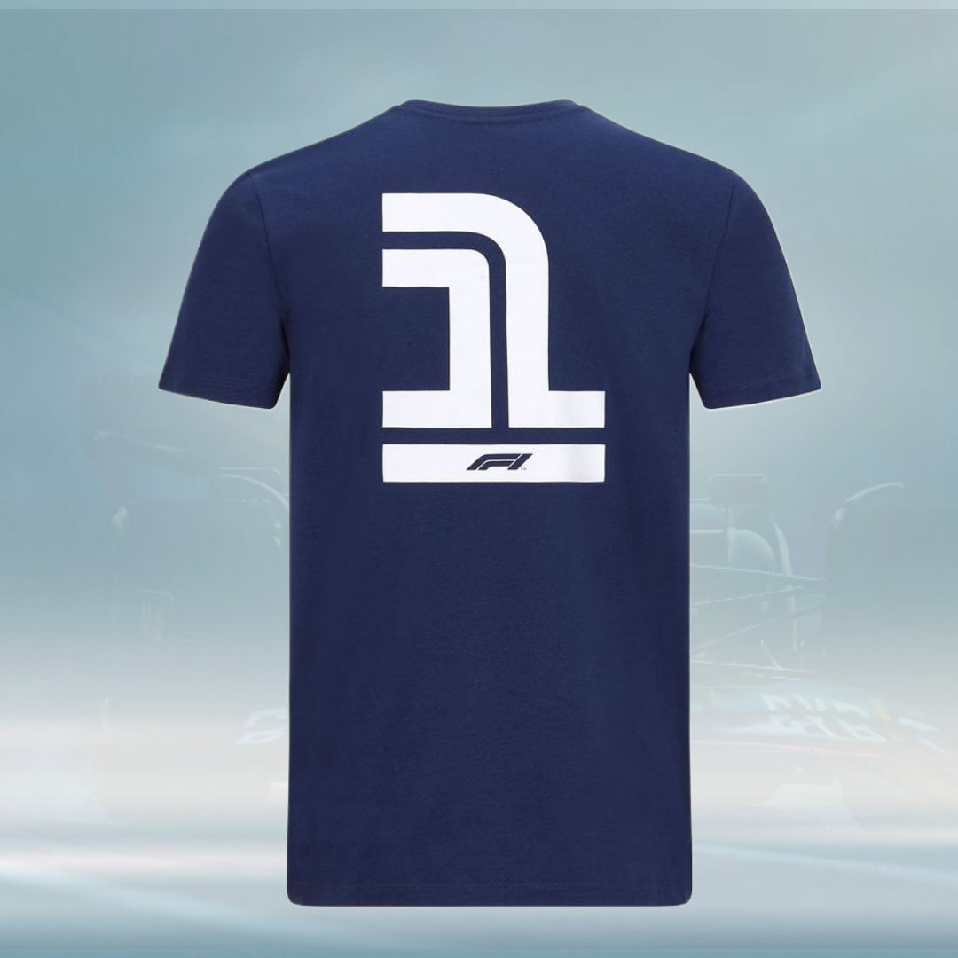 Formula 1 Mens No. 1 T-shirt navy blue