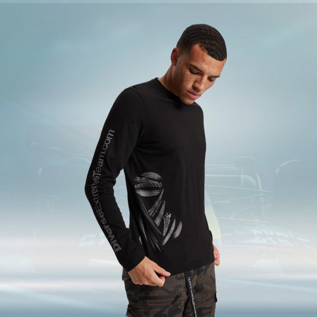 Men's longsleeve Dakar DKR LG 02 black - Rental Sports