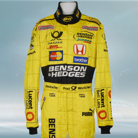 2001 Justin Wilson Benson & Hedges Jordan F1 Suit