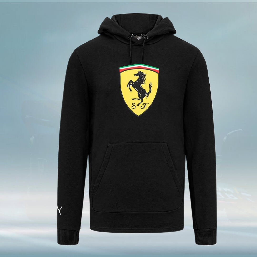 2023 Ferrari F1 Men's Hoodie Shield Sweatshirt - Rental Sports