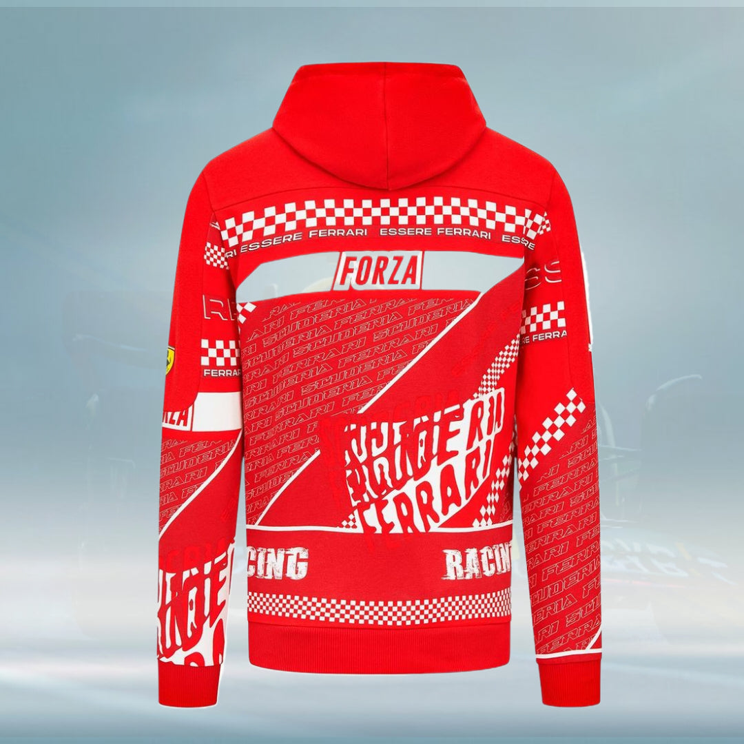 2023 Ferrari F1 Men's Hoodie Graphic Sweatshirt - Rental Sports