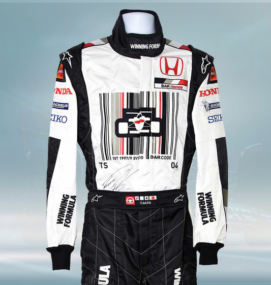 2005 Takuma Sato BAR Honda Promo F1 Suit