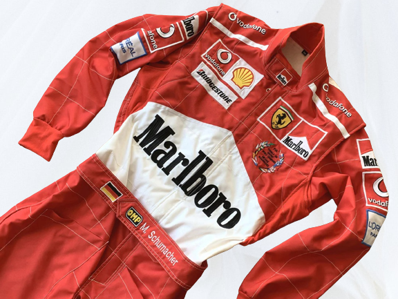 Michael Schumacher 2005 Race Suit World champion Racing Suit Ferrari F1 - Rental Sports