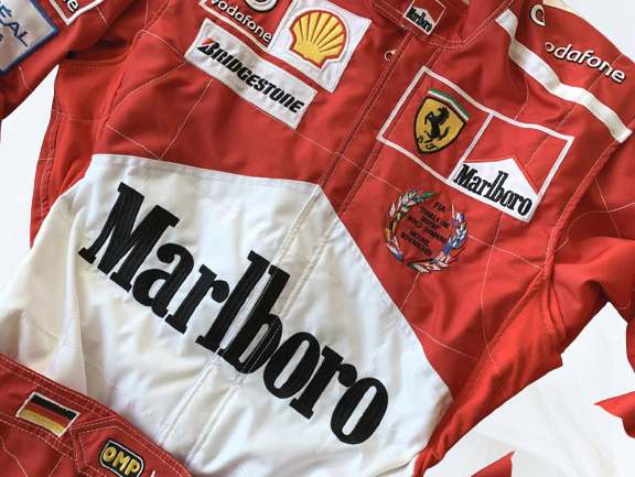 Michael Schumacher 2005 Race Suit World champion Racing Suit Ferrari F1 - Rental Sports