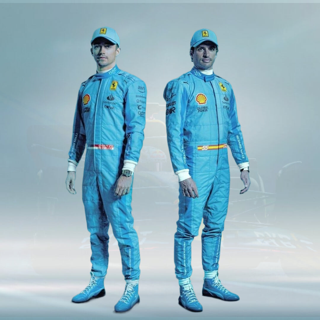 2024 Charles Leclerc F1 Miami GP Race suit Scuderia Ferrari - Rental Sports