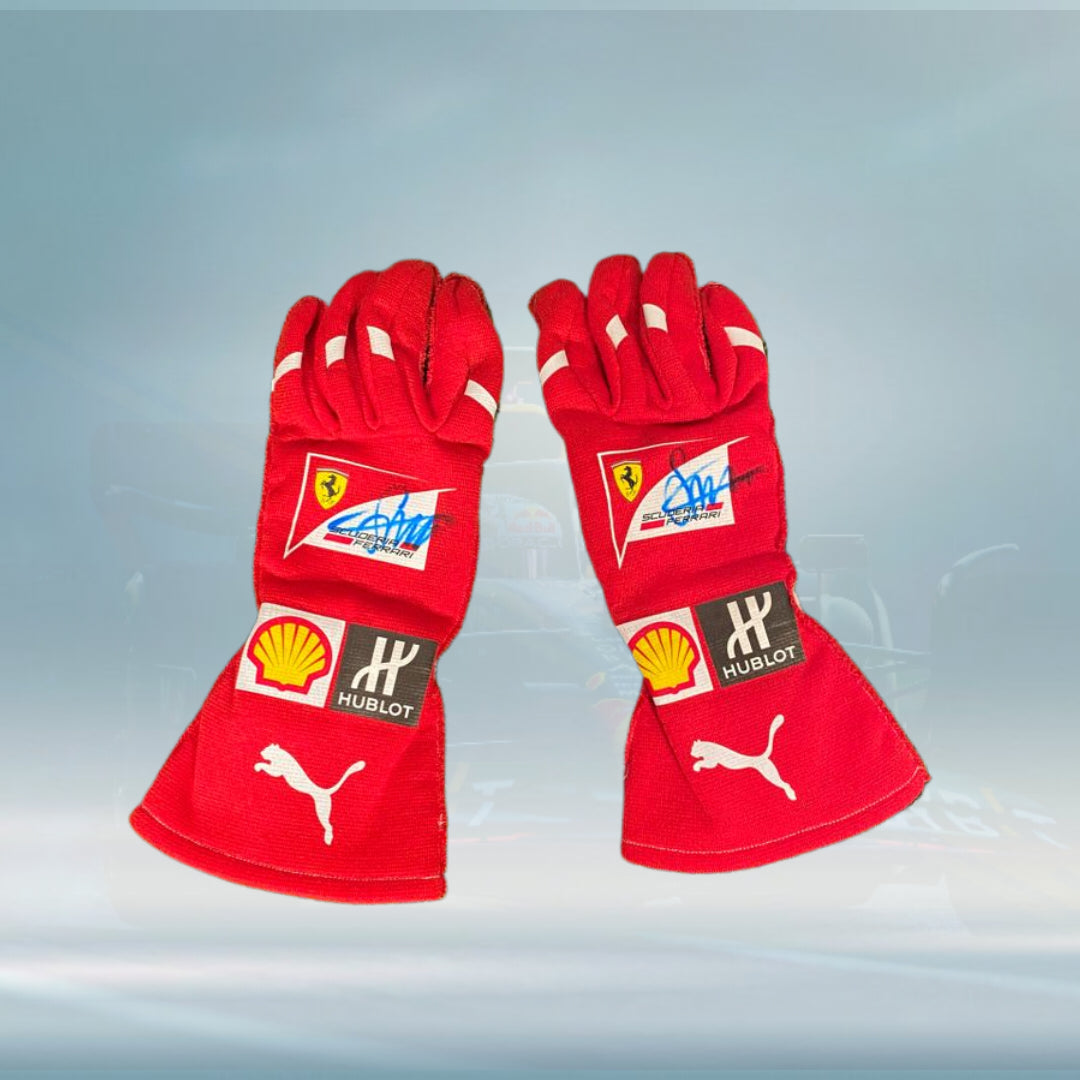 2014 Fernando Alonso Race Scuderia Ferrari F1 Gloves - F1 Replica Gloves
