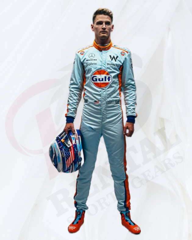 Logan Sargeant Gulf williams F1 Race Suit Singapore GP 2023 - Rental Sports