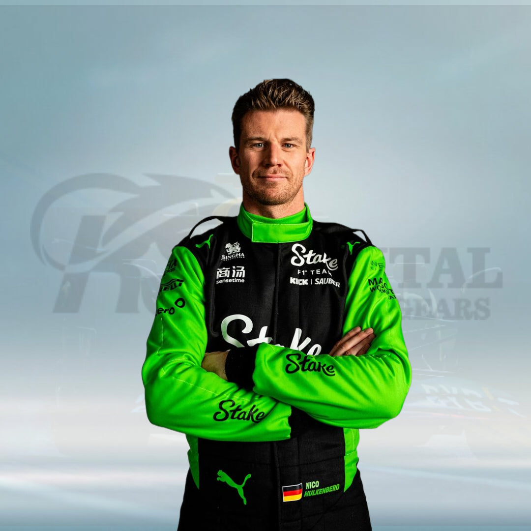 2025 Nico Hulkenberg Kick Sauber Stake F1 Team Racing Suit