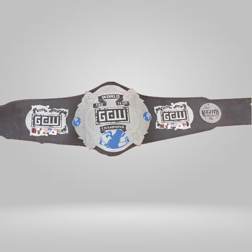 GCW World Tag Team Championship Leather Belt - Rental Sports