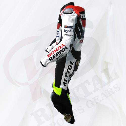 Valentino Rossi Honda Repsol Motorcycle Race Leather Suit 2003 - Rental Sports
