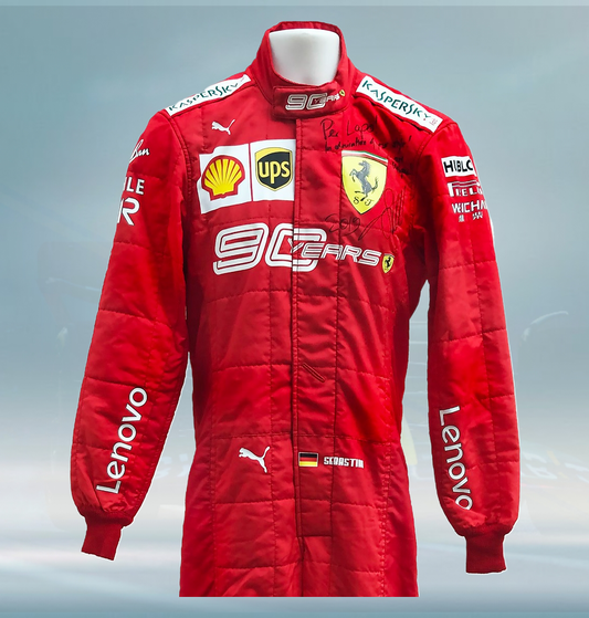 2019 Sebastian Vettel Race ’90 Years’ Scuderia Ferrari F1 Suitt