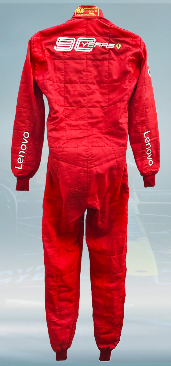 2019 Sebastian Vettel Race ’90 Years’ Scuderia Ferrari F1 Suitt