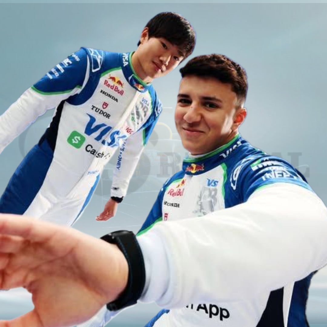 2025 Isack Hadjar Visa Cash App RB F1 Racing Suit