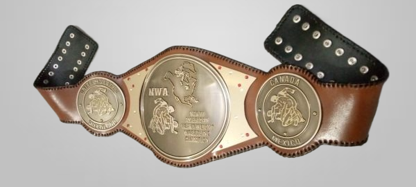 NWA North American Heavyweight Title Tri State Mid South Champion Belt Old - Rental Sports