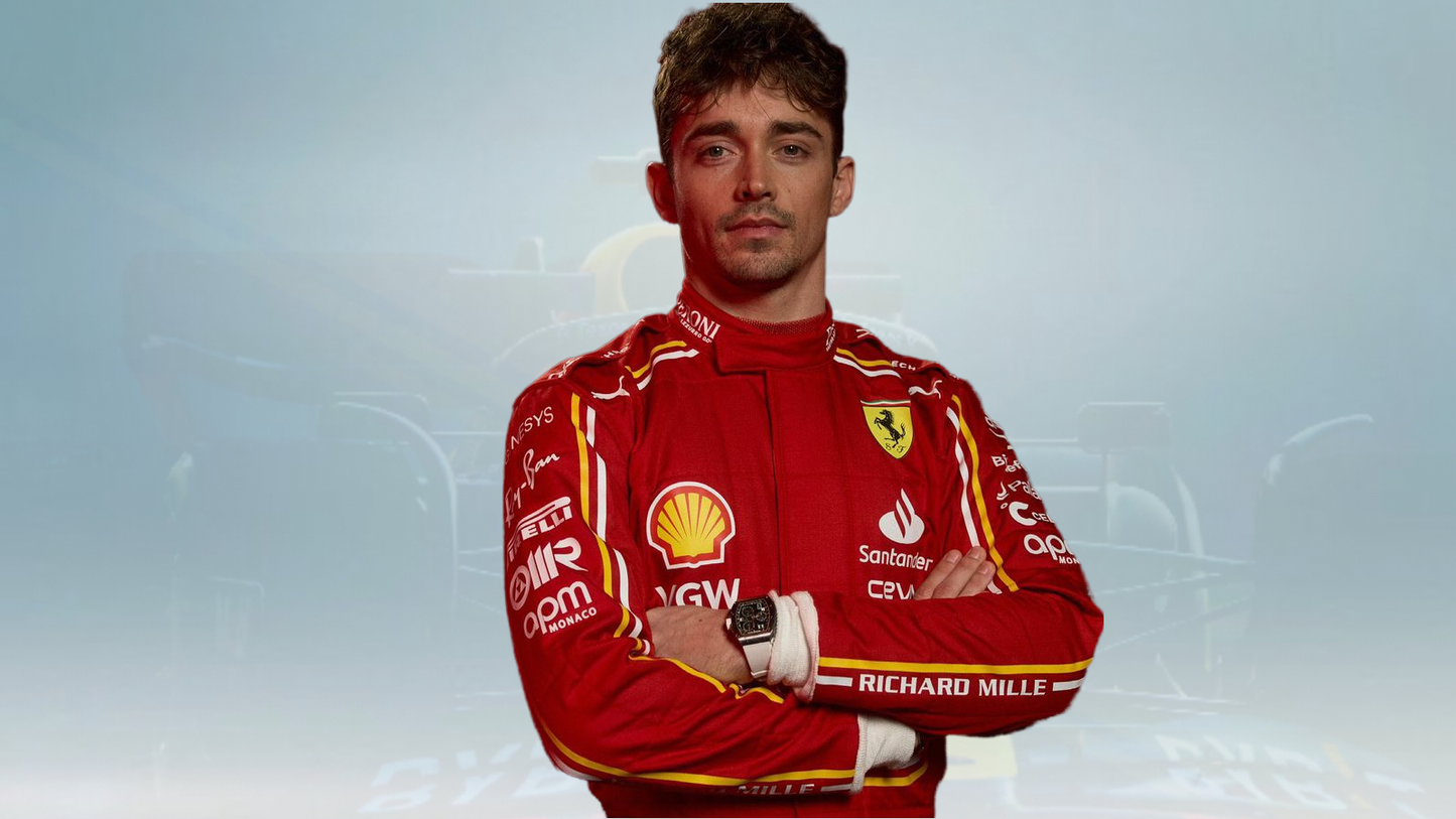 Charles Leclrec 2024 Race Suit F1 Scuderia Ferrari Racing - Rental Sports