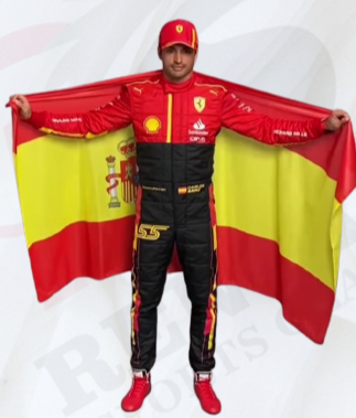 Carlos Sainz Ferrari 2023 Grand Prix race suit F1 - Rental Sports