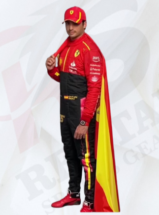 Carlos Sainz Ferrari 2023 Grand Prix race suit F1 - Rental Sports